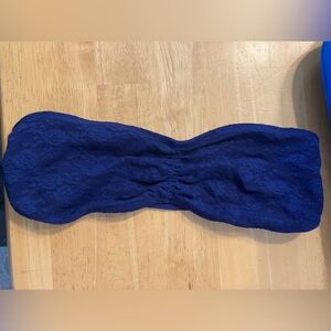 Pink blue bandeau